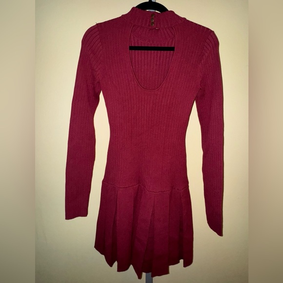 Free People Emmy Mini Dress In Aged Red Small NWOT - Picture 8 of 8
